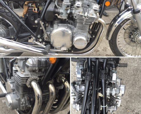 Motorrad reinigen Kawasaki